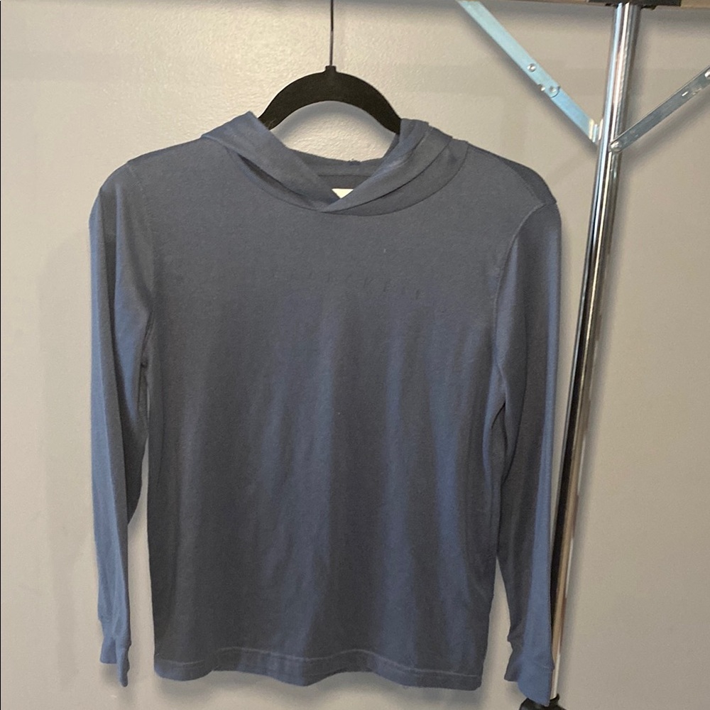 Blue Long Sleeve Hoodie